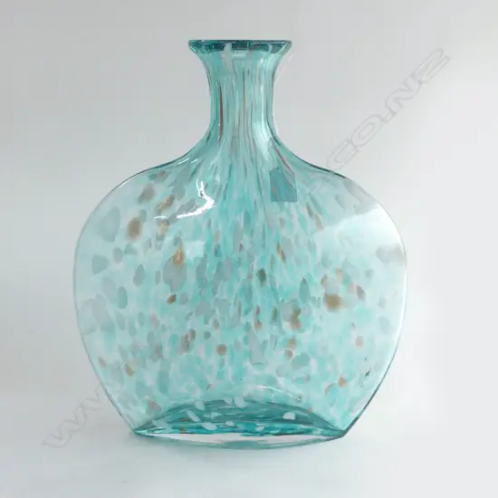 ART GLASS BOTTLE VASE H.350mm