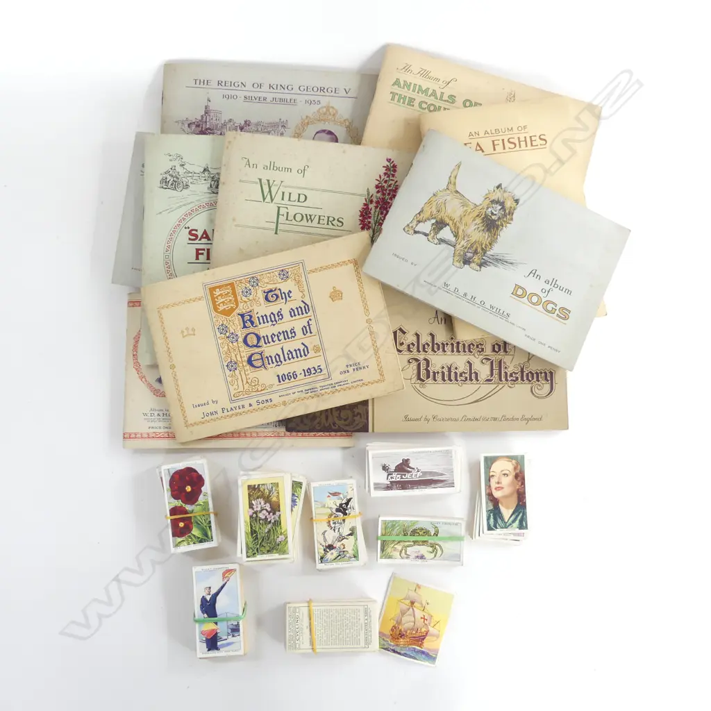 ASST. CIGARETTE CARDS; 11 ALBUMS + LOOSE Image 1++