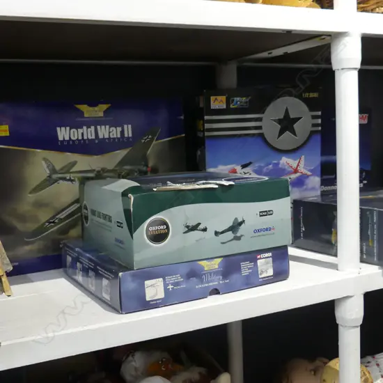 6 ASST. MODEL FIGHTER PLANES, BOXED