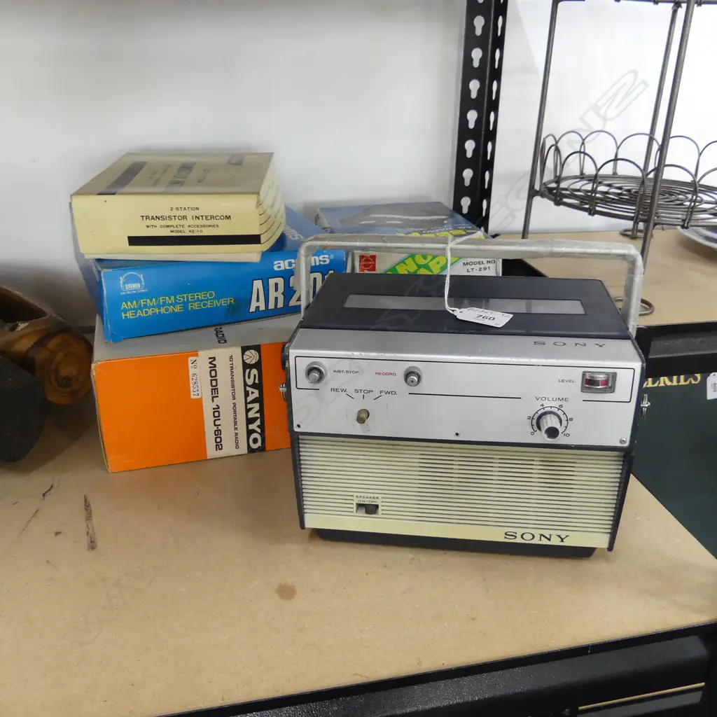 6 ASST VINTAGE RADIOS + OTHER [MOST ARE NEW OLD STOCK] Image 1++