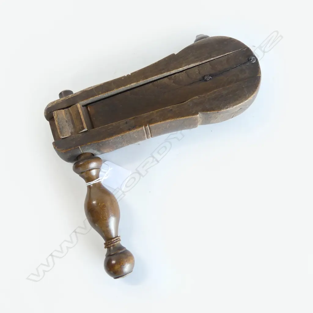  OLD WOODEN 'CLACKER' W.235mm Image 1++