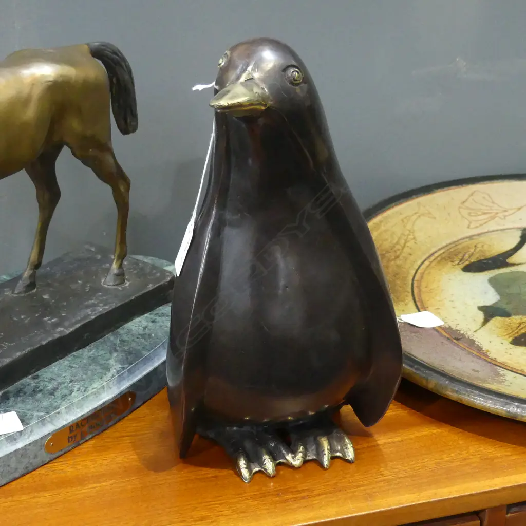 BRONZE PENGUIN H.300mm Image 1++