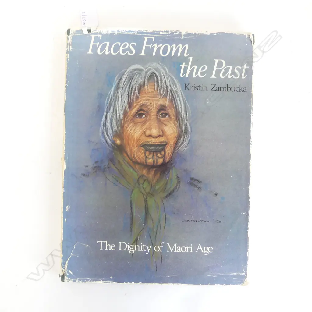 ART BOOK FACES FROM THE PAST THE DIGNITRY OF THE MAORI AGE BY KRISTIN ZAMBUKA L360MM Image 1++