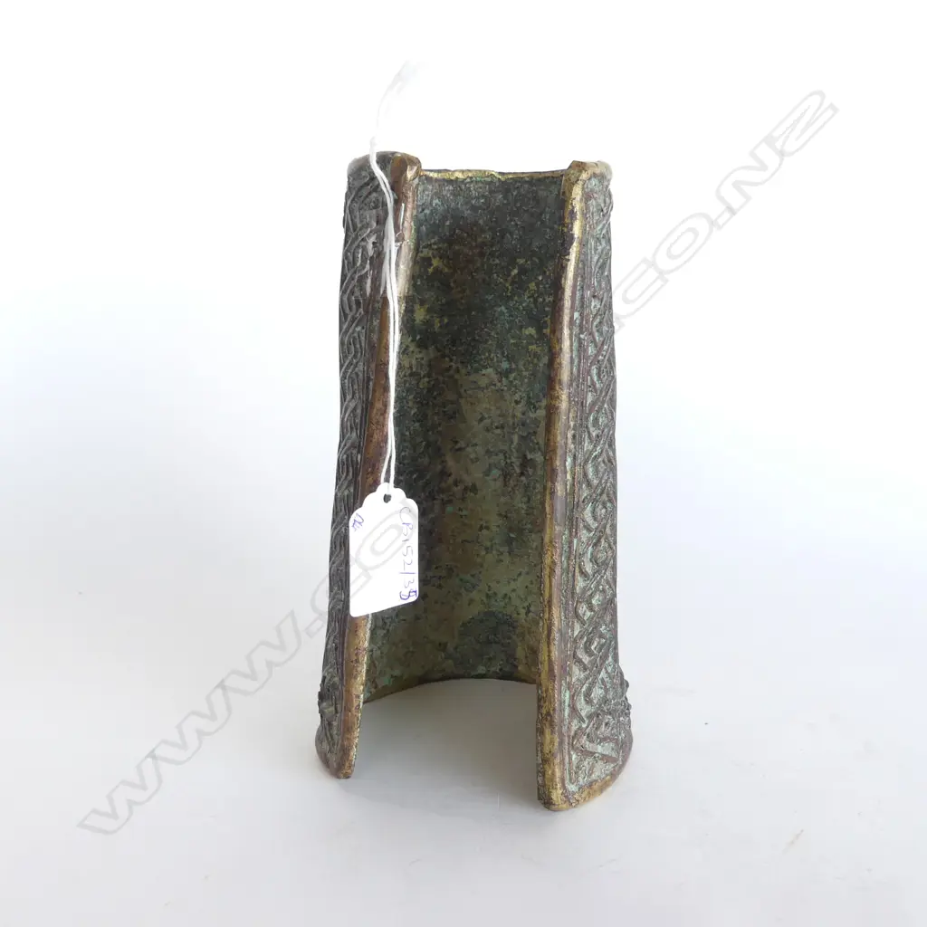 TRIBAL BRONZE CUFF BRACELET L.190mm Image 1++