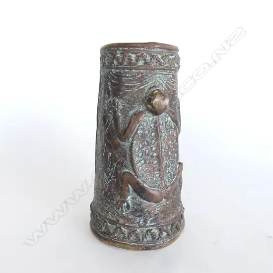 TRIBAL BRONZE CUFF BRACELET L.190mm