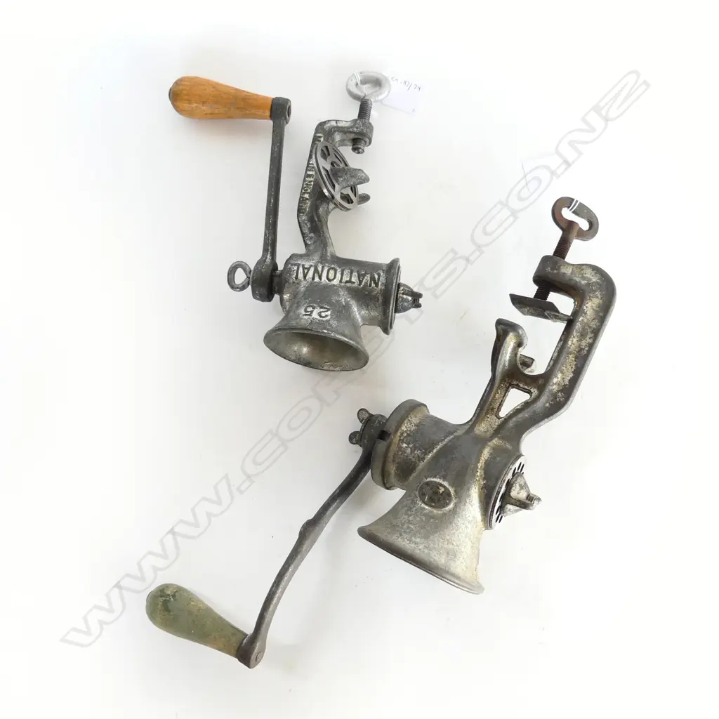 2 VINTAGE SPONG MINCERS H275 TALLEST Image 1++