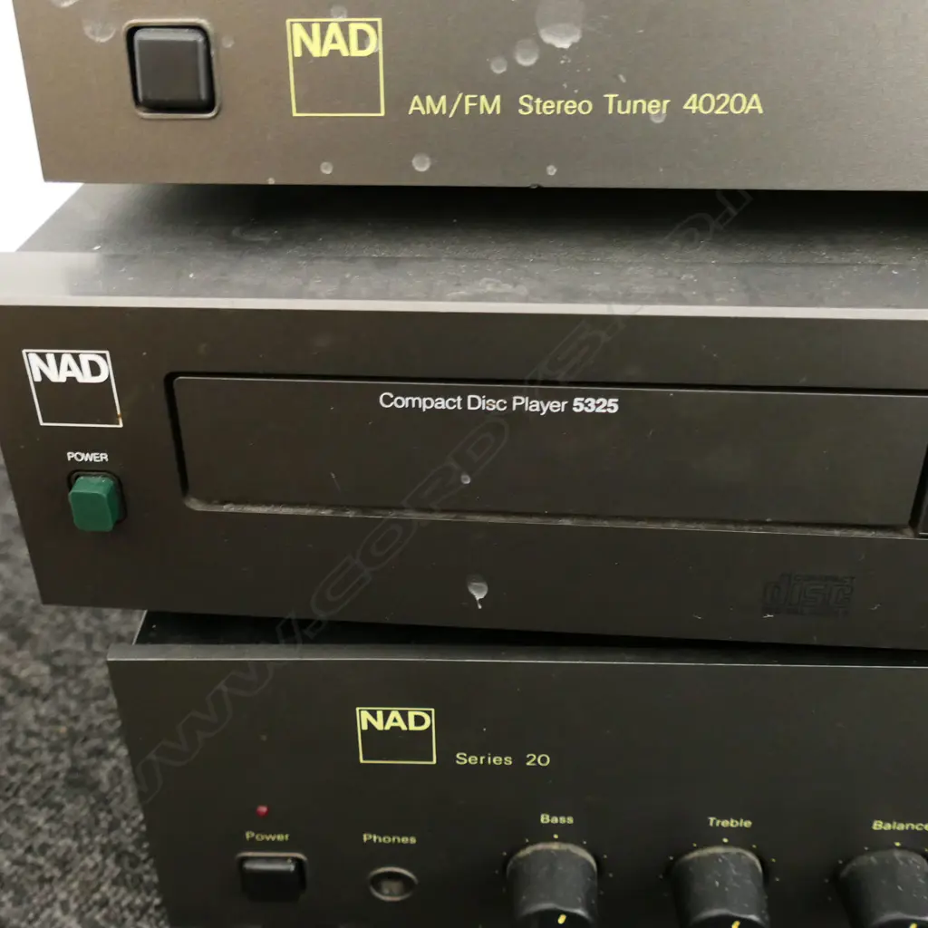 NAD STEREO AMPLIFIER 3020, STEREO TUNER 4020A & COMPACT DISC PLAYER 5325 Image 1++