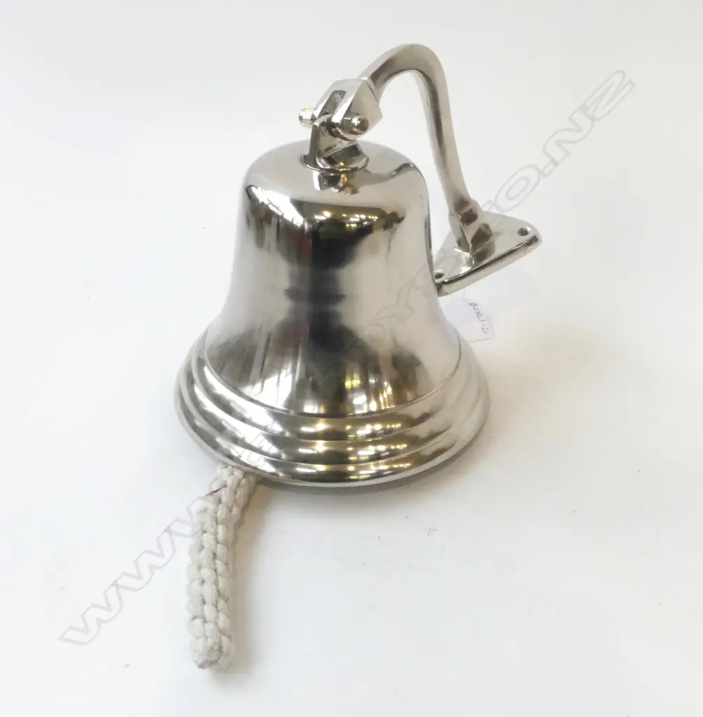 NICKEL PLATED BELL H240mm Image 1++