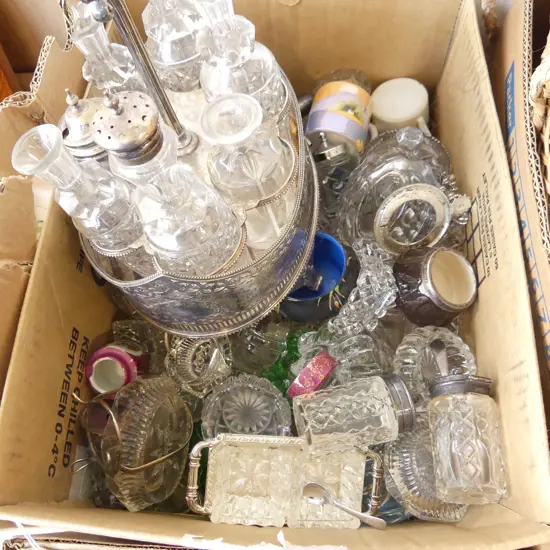 ASST. CRYSTAL / GLASS SALTS ETC