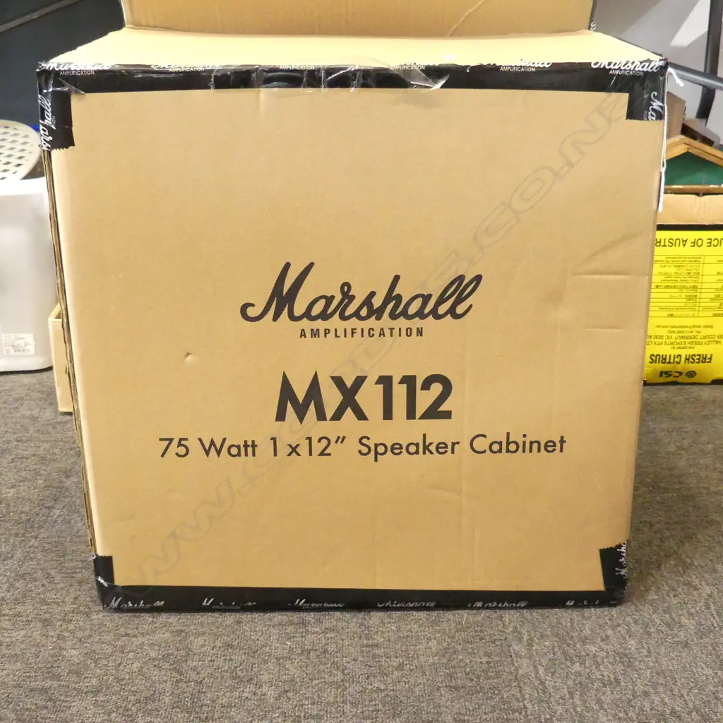 MARSHALL MX112 SPEAKER CABINET, AS NEW IN BOX Image 1++