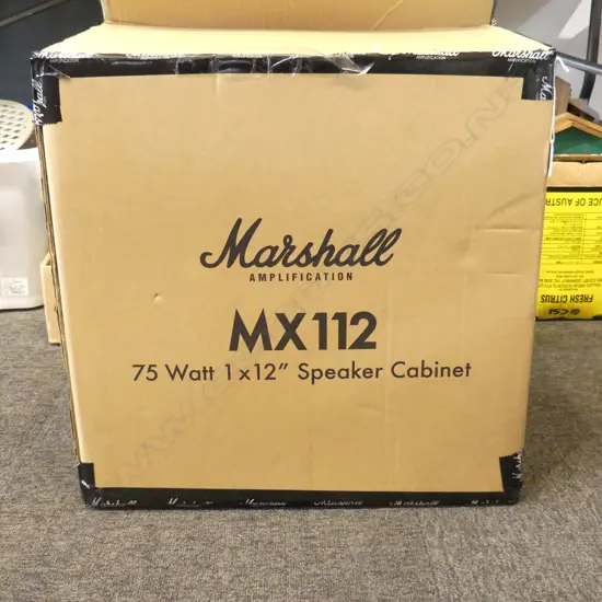 MARSHALL MX112 SPEAKER CABINET, AS NEW IN BOX