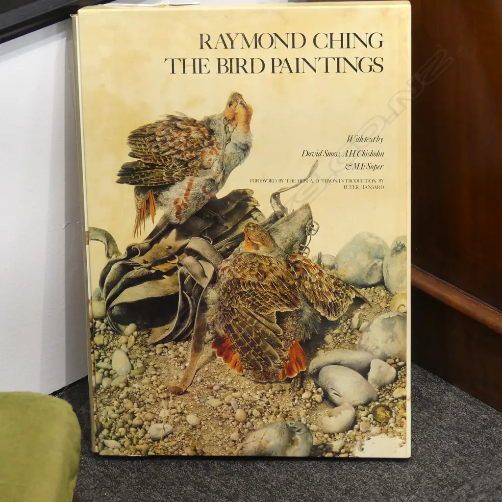 1978  RAYMOND CHING 'THE BIRD PAINTINGS', LG FORMAT BOOK, WITH COVER (DISCOLOURED), Image 1++