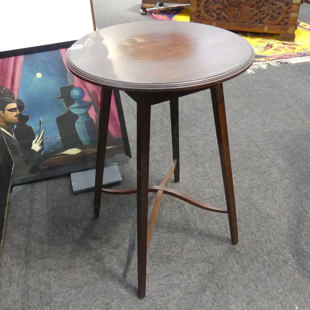 MAHOGANY SIDE TABLE H.680, 445mm dia Image 1++