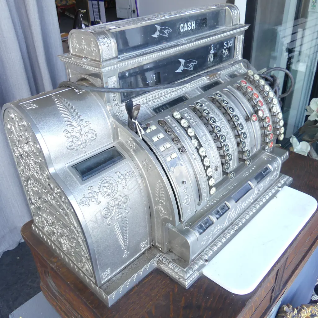 ANTIQUE NATIONAL CASH REGISTER 760x510x650mm Image 1++