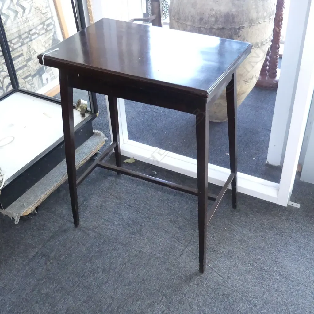MAHOGANY SIDE TABLE 560x355x745mm Image 1++