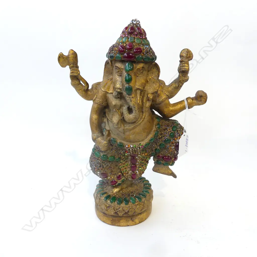 A gilded figurine of Ganesh, Image 1++