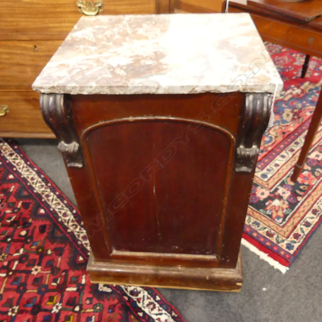 MARBLE TOPPED CABINET 495x450x780mm Image 1++