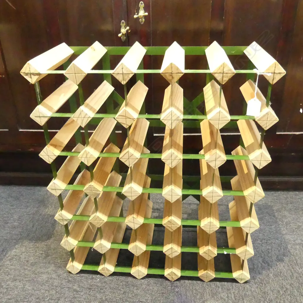 INDUSTRIAL STYLE WINE RACK 6x5 595x505mm Image 1++