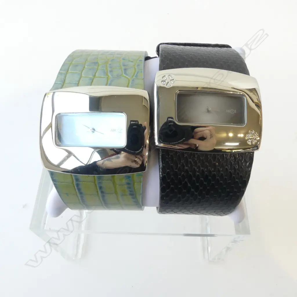 2 WRIST WATCHES BY 'NICE ITALY' Image 1++