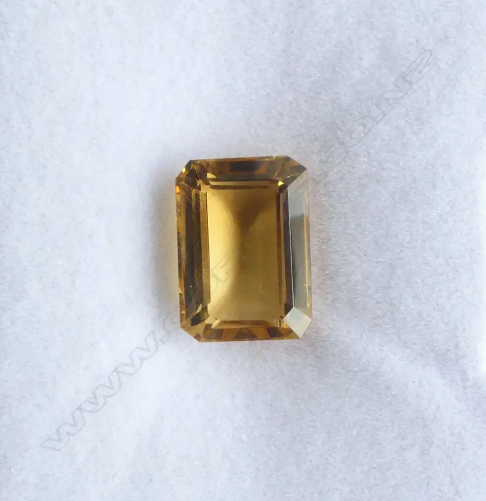 CITRINE GEMSTONE OCTAGON CUT 7.71ct Image 1++