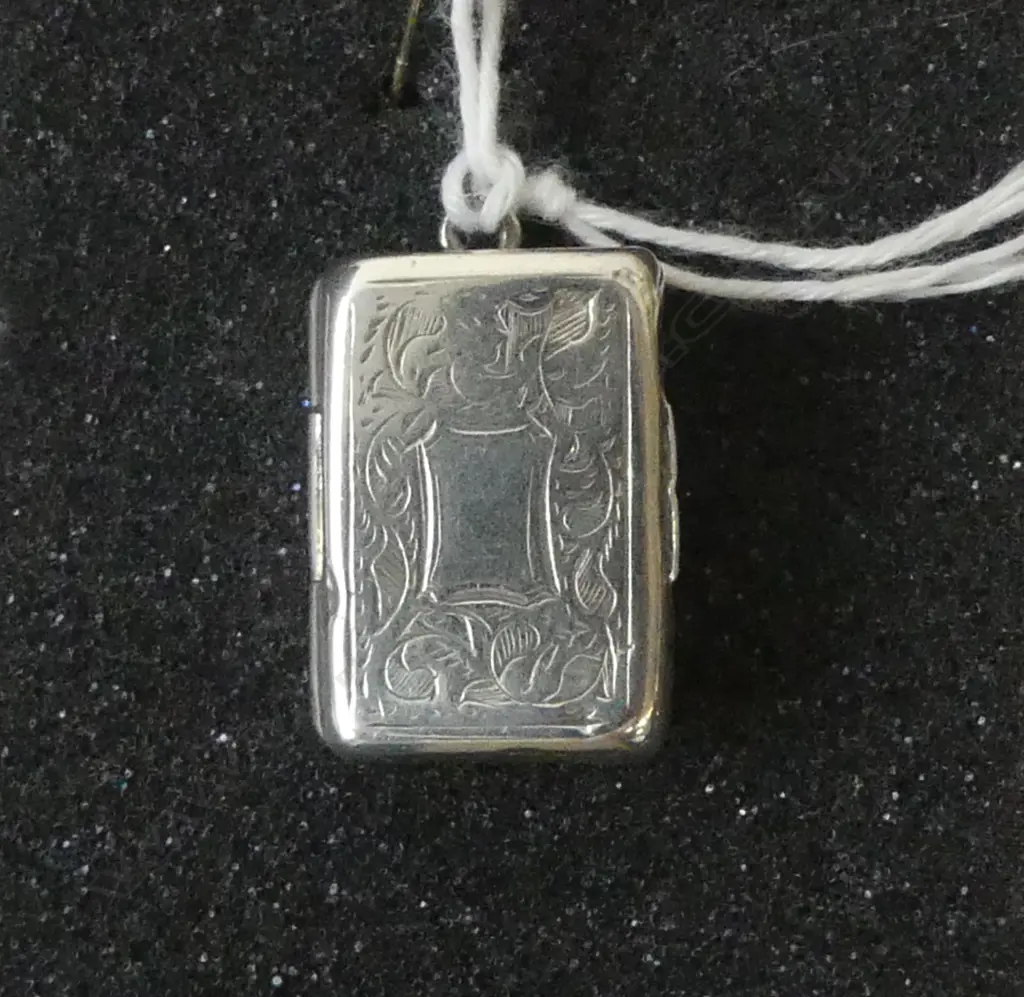 STG SILVER VINAIGRETTE BIRMINGHAM 1864 GILDED INTERIOR, L.22MM Image 1++
