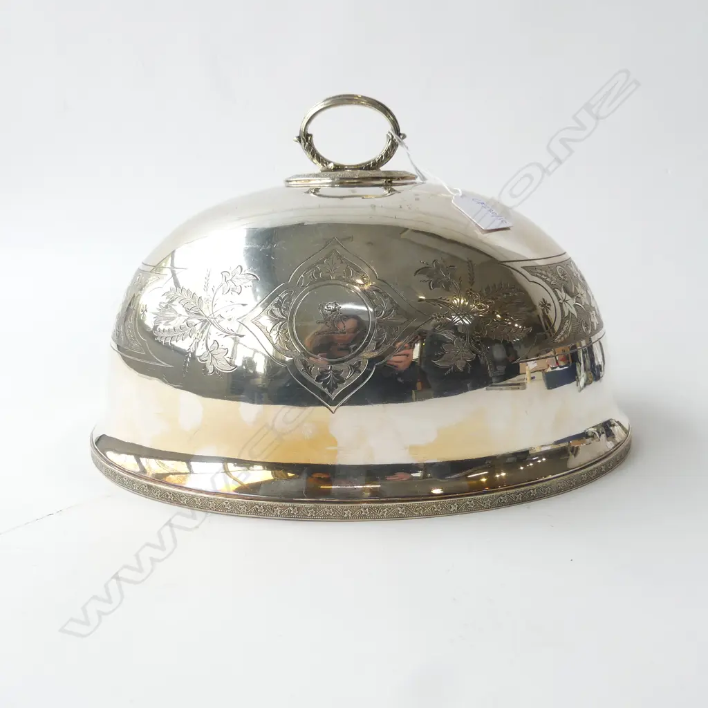 SILVER PLATE FOOD DOME 350x265x230mm Image 1++