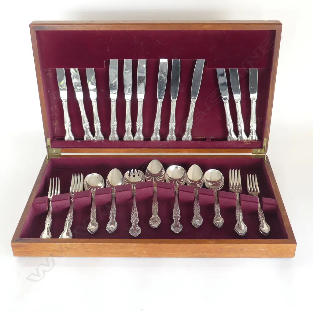 6 PLACE GROSVENOR EP CUTLERY SET, CASED Image 1++