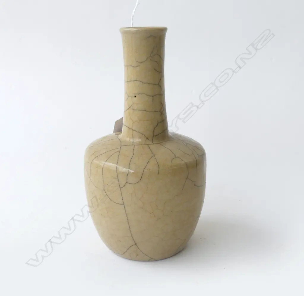 CRACKLE GLAZE VASE H.220mm Image 1++