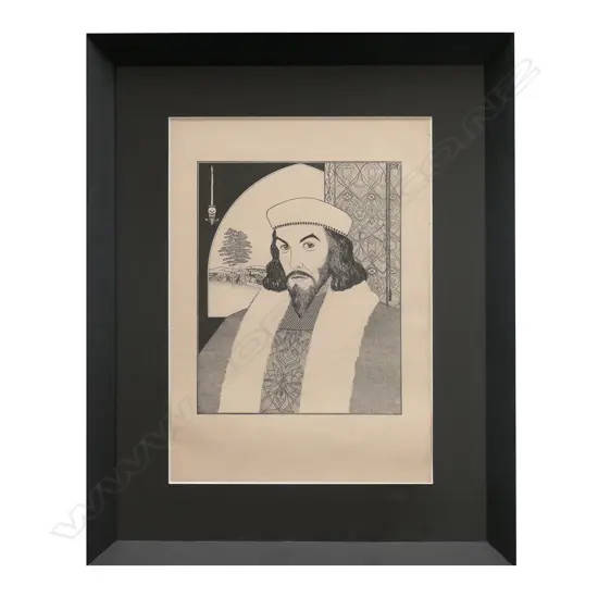 1937 LEO BENSEMANN 'DR FAUSTUS' LITHOGRAPHIC PRINT, 190 x 150mm