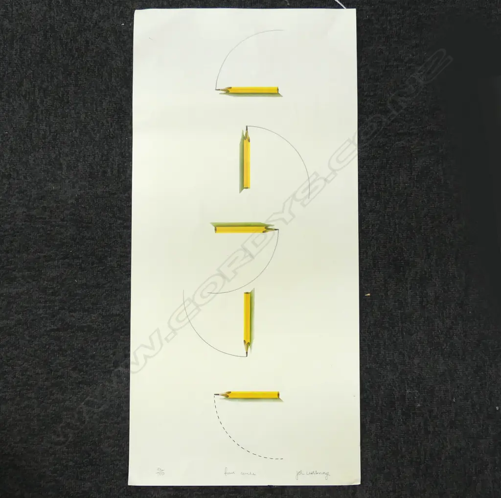 JOHN LETHBRIDGE 'FULL CIRCLE' LITHOGRAPH 104/150 660x310mm unframed Image 1++