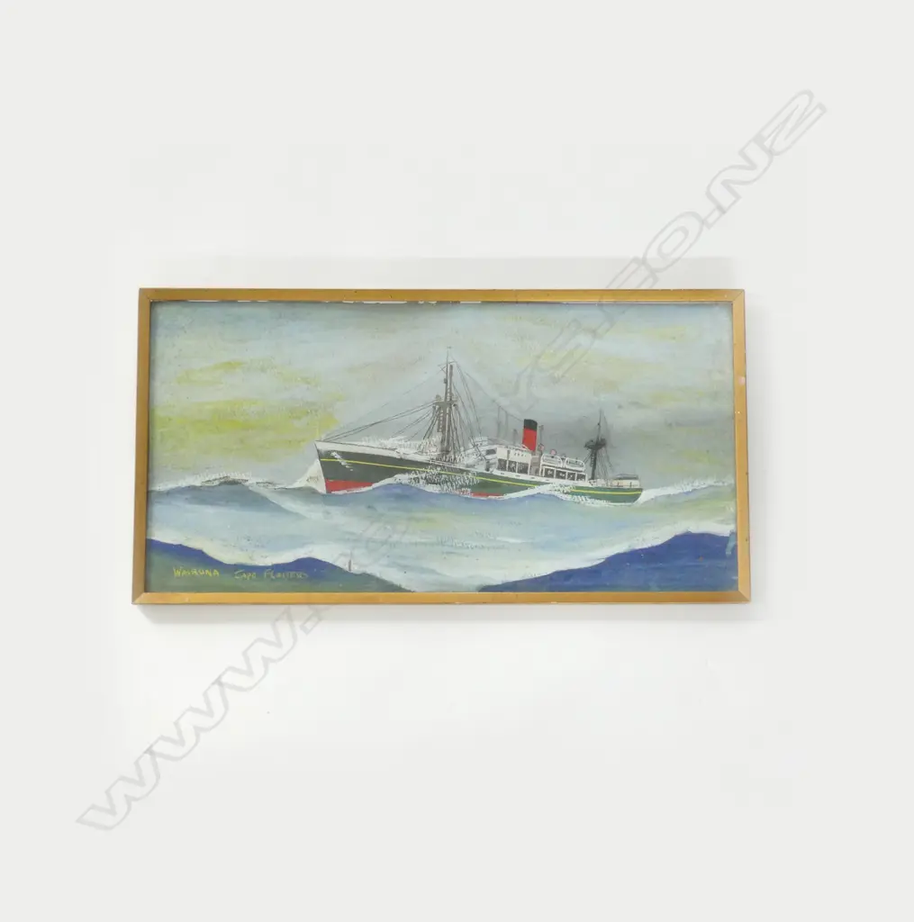 'WAIRUNA CAPE FLATTERY' OIL ON BOARD UNSIGNED 250 x 500mm Image 1++