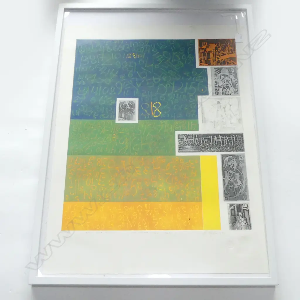 Henryk Szydlowski (POLISH) POLPRINT ENTITLED 'THE FORBIDDEN DIARY' 1990 Ltd. Ed. 21/21 & impressed stamps 760 x 560mm Image 1++