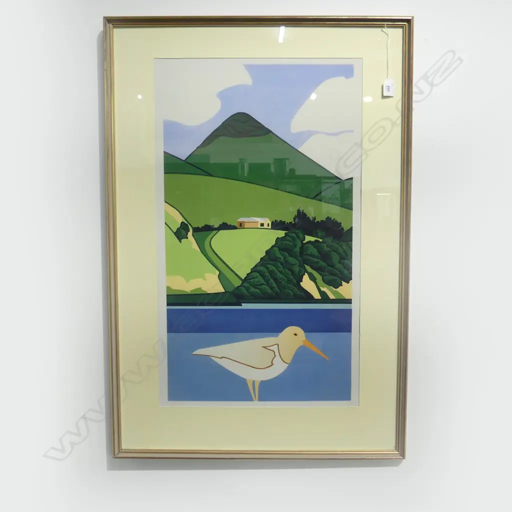 ROBIN WHITE 'OYSTERCATCHER' ART PRINT 750x400mm Image 1++