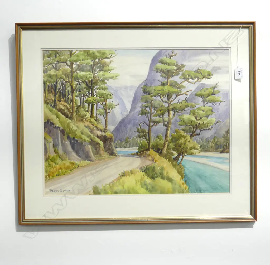 PEGGY SPICER, EGLINGTON RIVER FIORDLAND, WC 410x520mm Image 1++