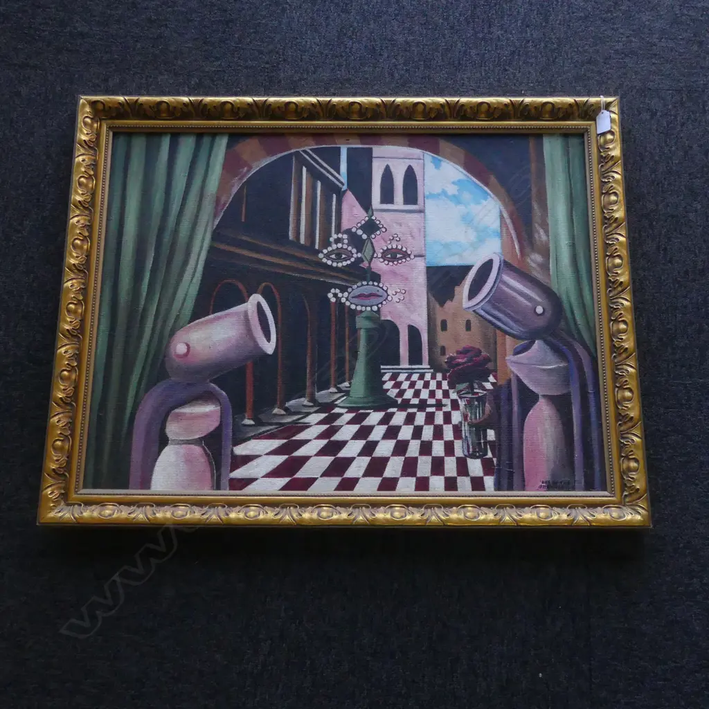 MICHAEL DOWNEY 'RISE OF THE PHOENIX' ACRYLIC ON BOARD, 1989 580x775mm Image 1++