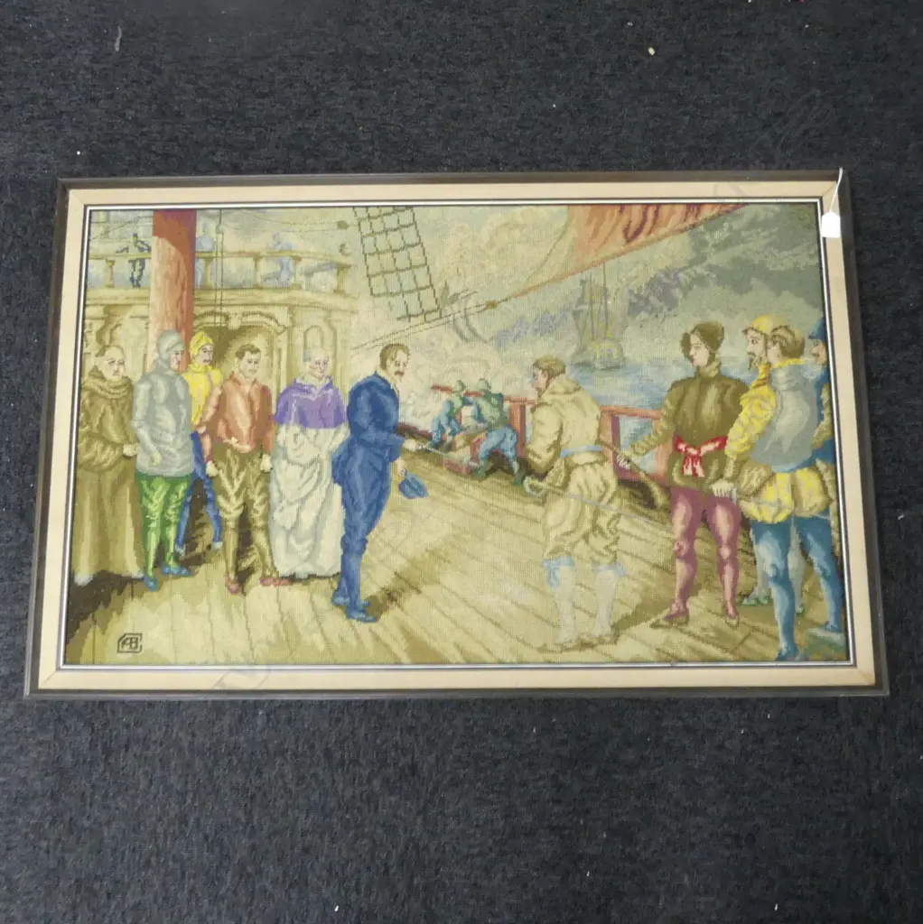 LG FRAMED NEEDLEWORK 615x1000mm Image 1++