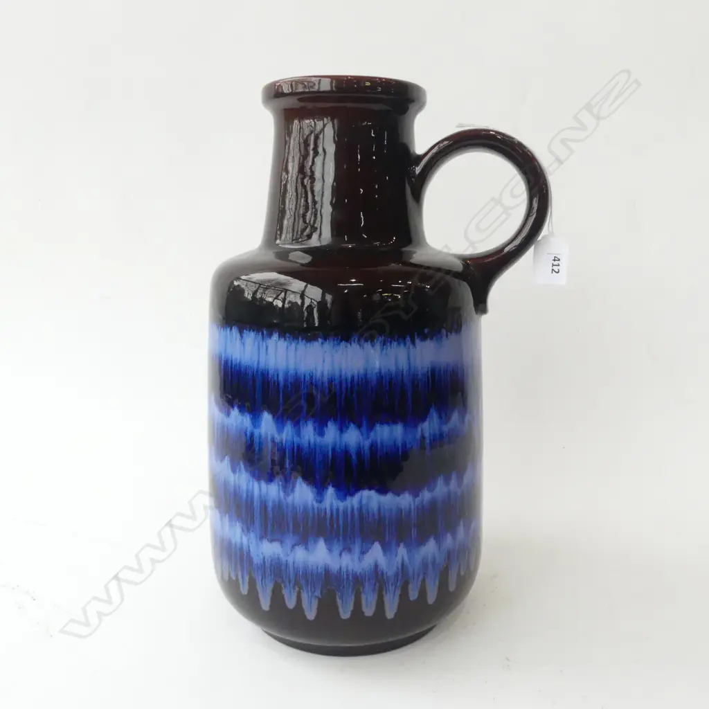 RETRO WEST GERMAN BOTTLE VASE H.390mm Image 1++