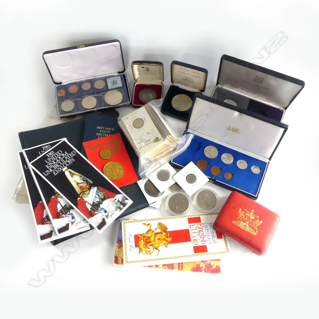 ASST. COINS; PACKS ETC Image 1++