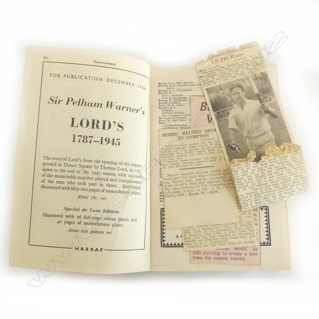 WISDEN CRICKET ALMANAC (1946) Image 1++