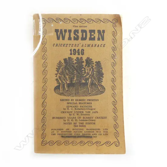 WISDEN CRICKET ALMANAC (1946)