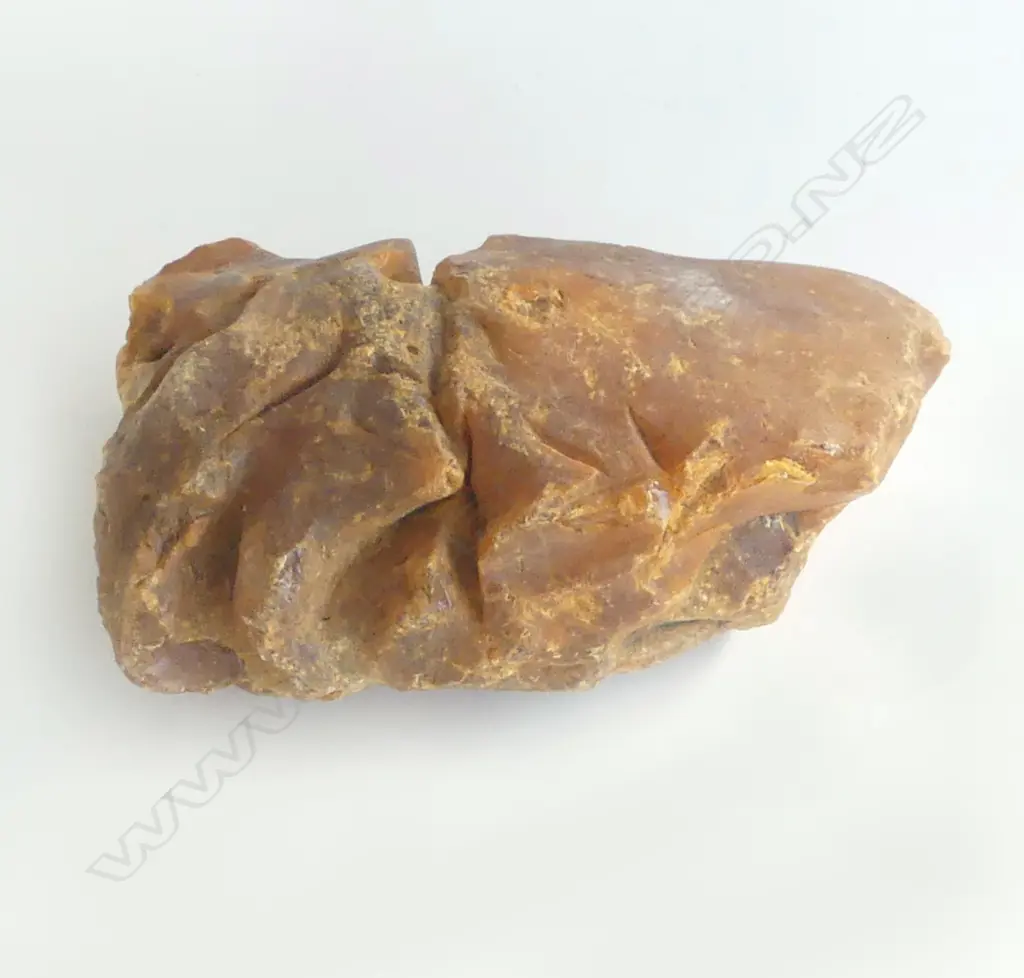 LARGE KAURI GUM BOULDER semi polished 230 x 140 x 100mm. 1.666kgs **   RTV ** Image 1++