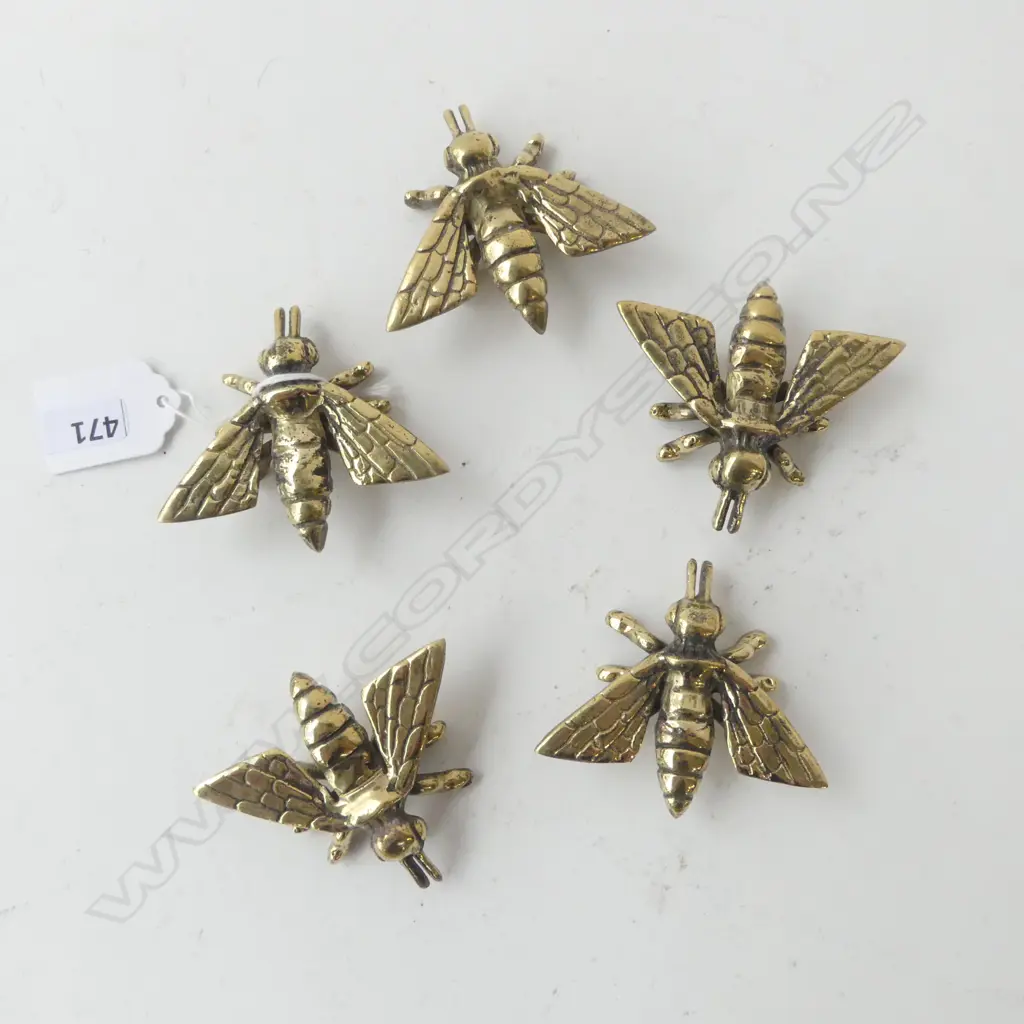 5 BRASS BEES L.60mm Image 1++