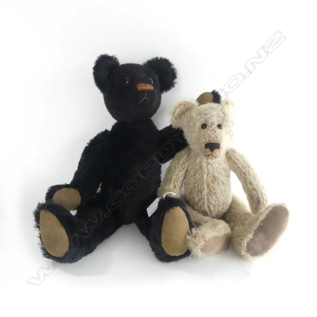 2 ARTICULATED TEDDY BEARS H400 & 360MM Image 1++