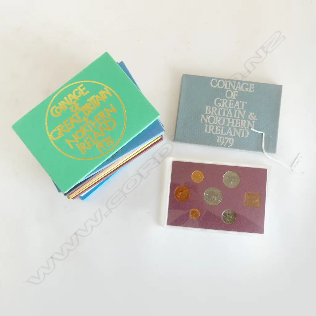 7 UK COIN SETS + 6 GUERNSEY Image 1++