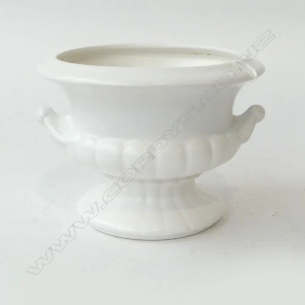 WHITE CROWN LYNN VASE #613 H.125mm Image 1++