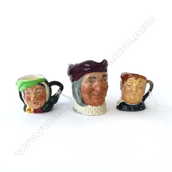 3 RD CHARACTER JUGS H75 & 60MM