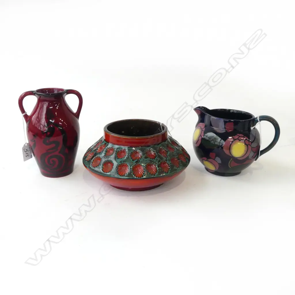 TRIO EUROPEAN MID CENTURY EARTHERNWARE, ITALIAN ENGLISH CZECHOSLOVAKIAN? Image 1++
