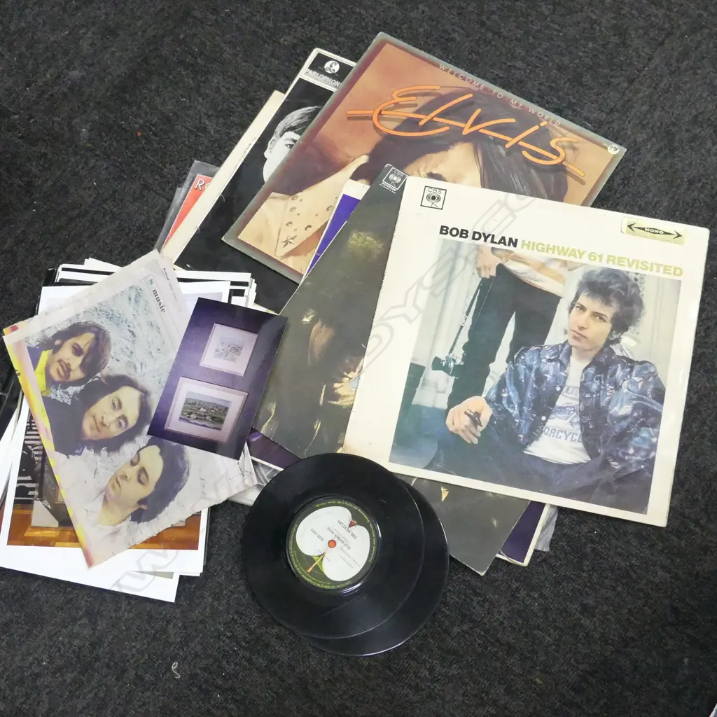 ASST. RECORDS; ROLLING STONES, BEATLES, FLEETWOOD MAC, BOB DYLAN ETC Image 1++