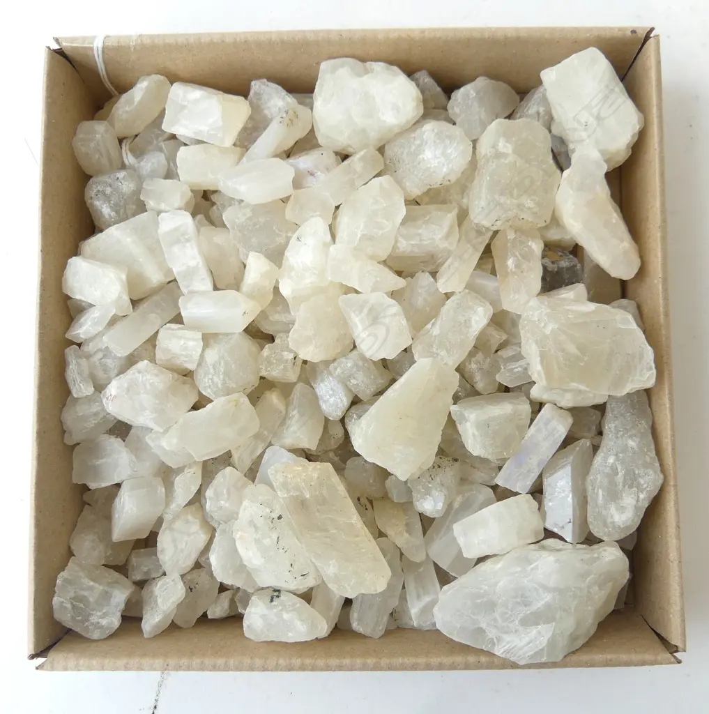 QUANTITY OF UNCUT PIECES TANZANIAN MOONSTONE Image 1++