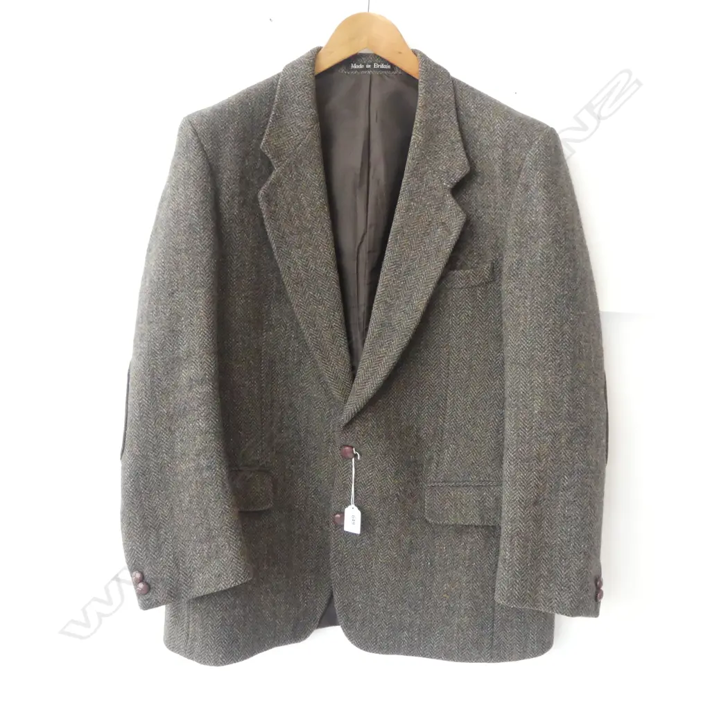 HARRIS TWEED SCOTTISH WOOL MENS JACKET MEDIUM SIZE Image 1++